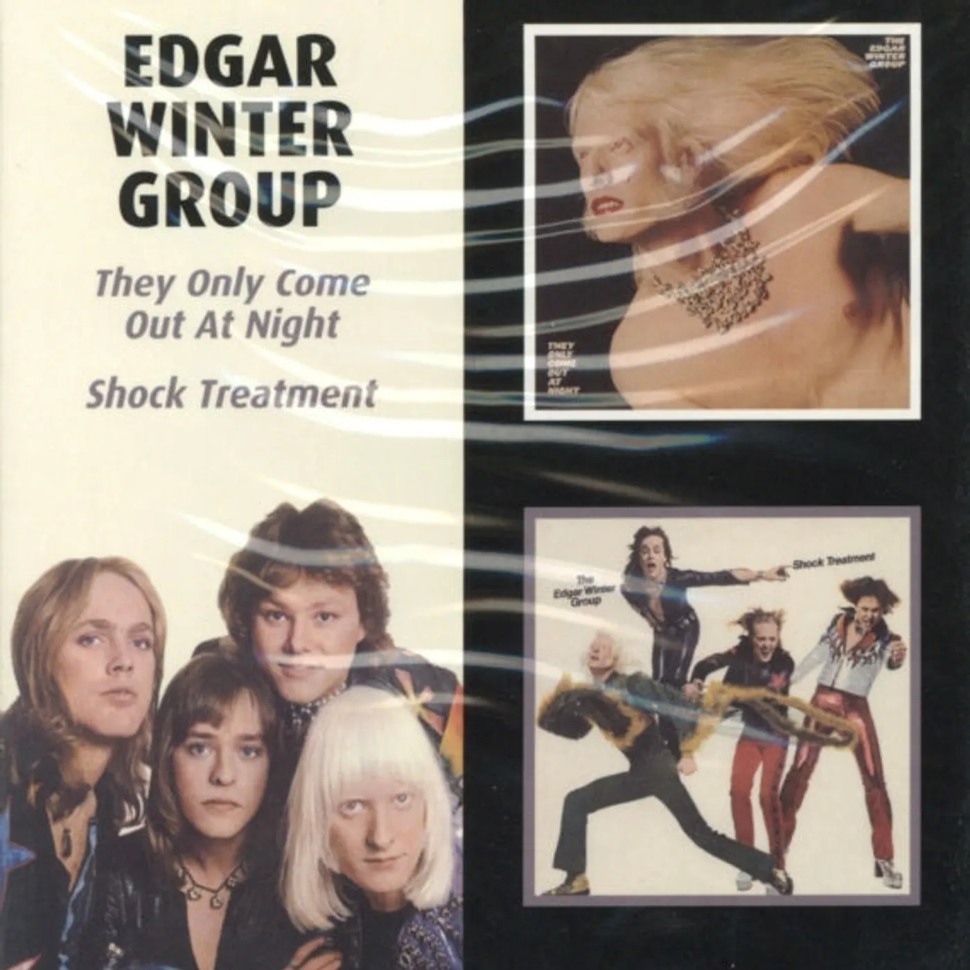 The Edgar Winter Group CD - They Only Come Out At Night / Shock