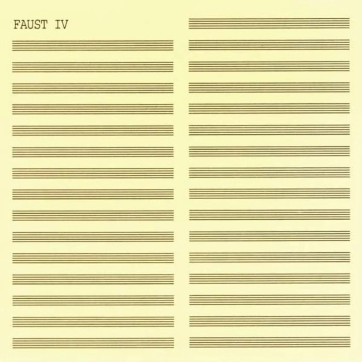 Faust CD - Faust Iv