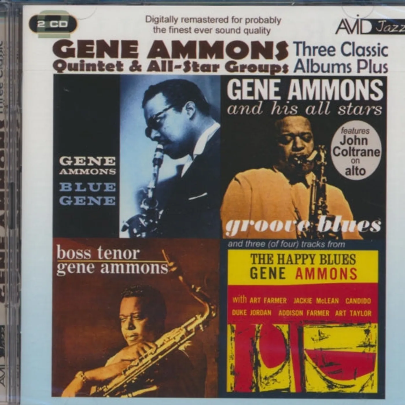 Gene Ammons CD - Three Classic Albums Plus (Groove Blues / Boss Tenor / Blue Gene)