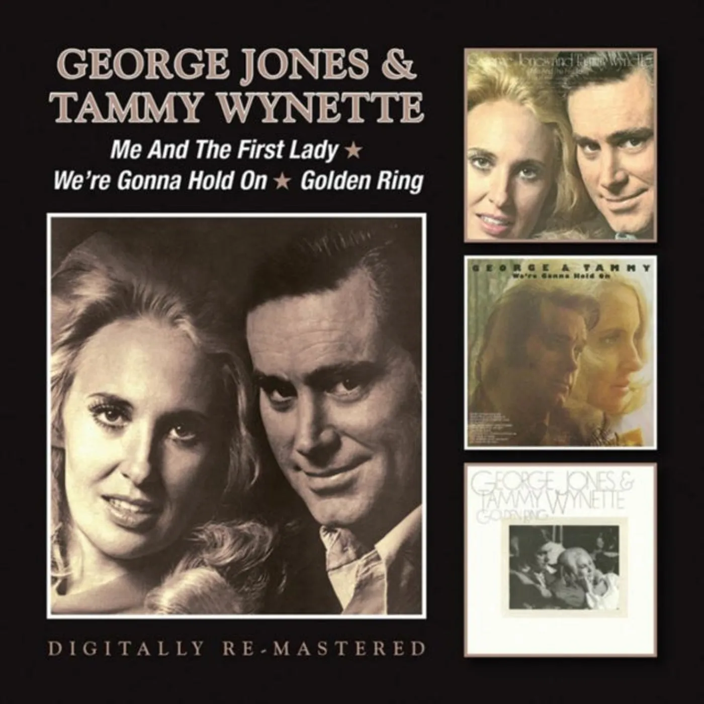 George Jones & Tammy Wynette CD - Me And The First Lady / We're Gonna Hold On / Golden Ring