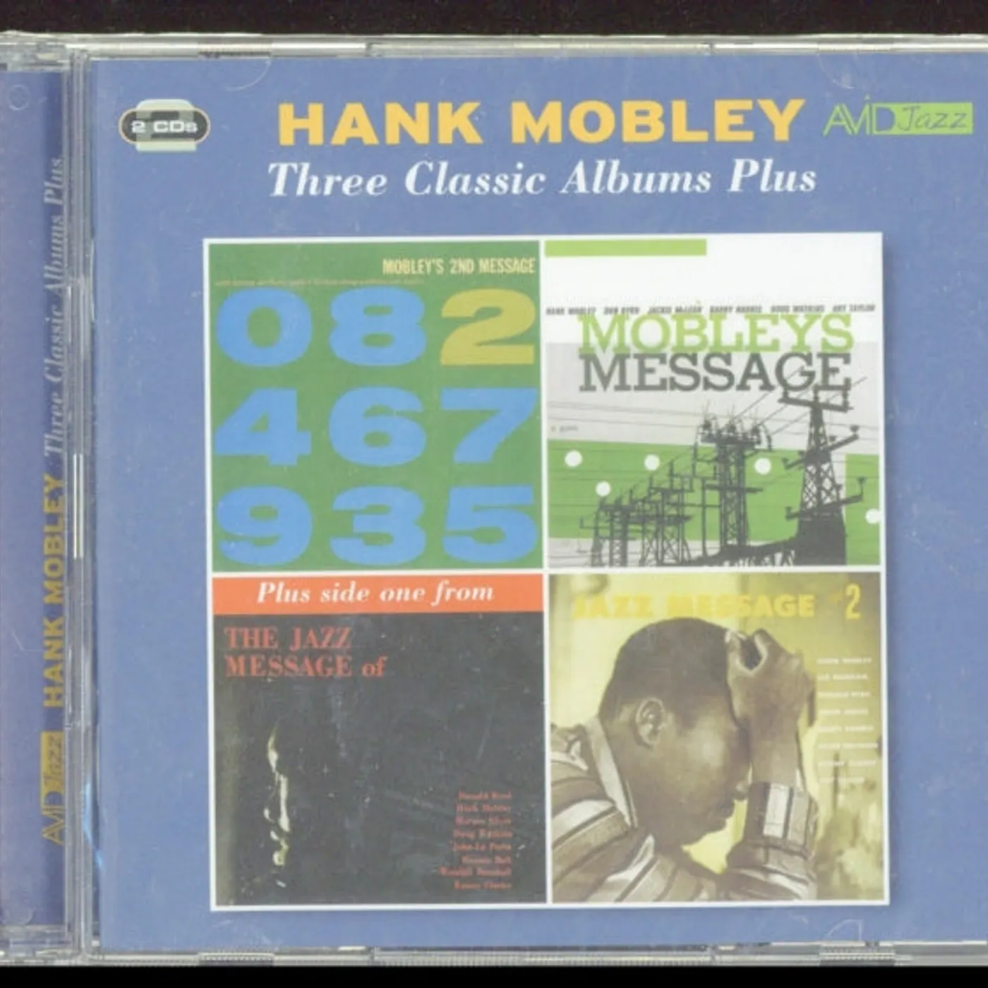 Hank Mobley CD - Three Classic Albums Plus (Mobley's Message / 2nd Message / Jazz Message No. 2)