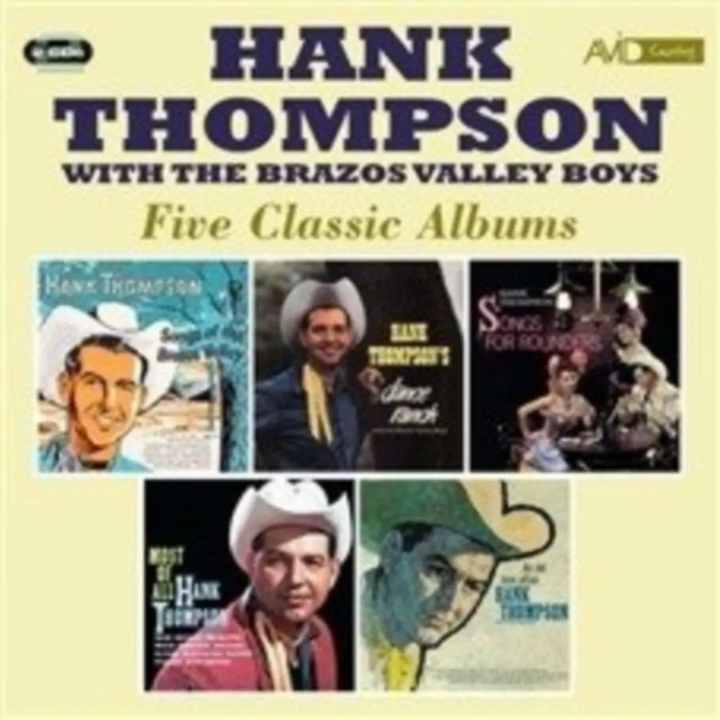 Hank Thompson CD - Five Classic Albums