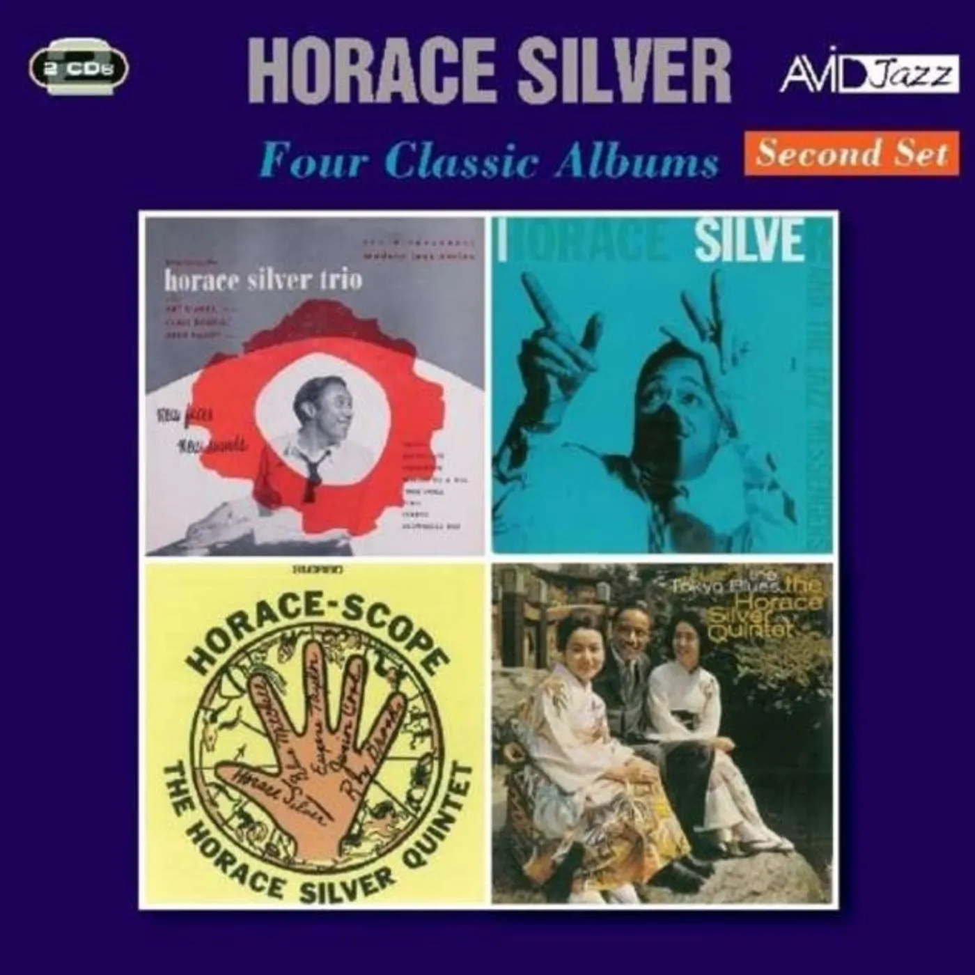 Horace Silver Quintet CD - Four Classic Albums (New Faces New Sounds / Horace Silver & The Jazz Messengers / Horace-Scope / The Tokyo Blues)