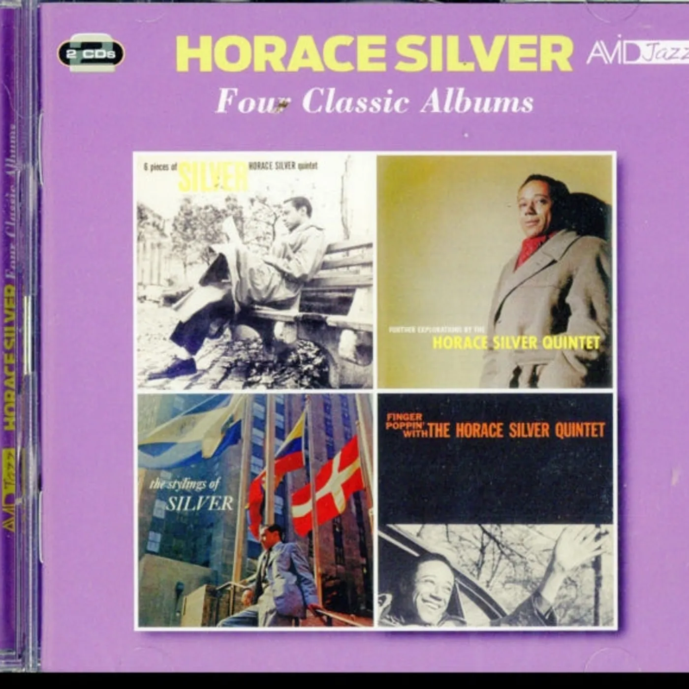 Horace Silver CD - Four Classic Albums (Six Pieces Of Silver / Further Explorations By The Horace Silver Quintet / The Stylings Of Silver / Finger Poppin' With The Horace Silver Quintet)