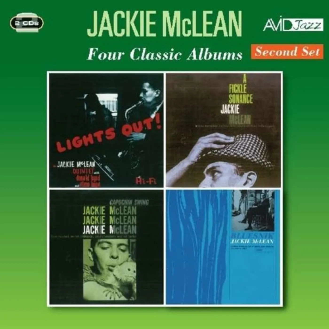 Jackie Mclean CD - Four Classic Albums (Lights Out! / A Fickle Sonance / Capuchin Swing / Bluesnik)