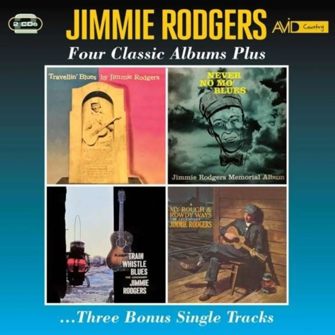 Jimmie Rodgers CD - Four Classic Albums Plus