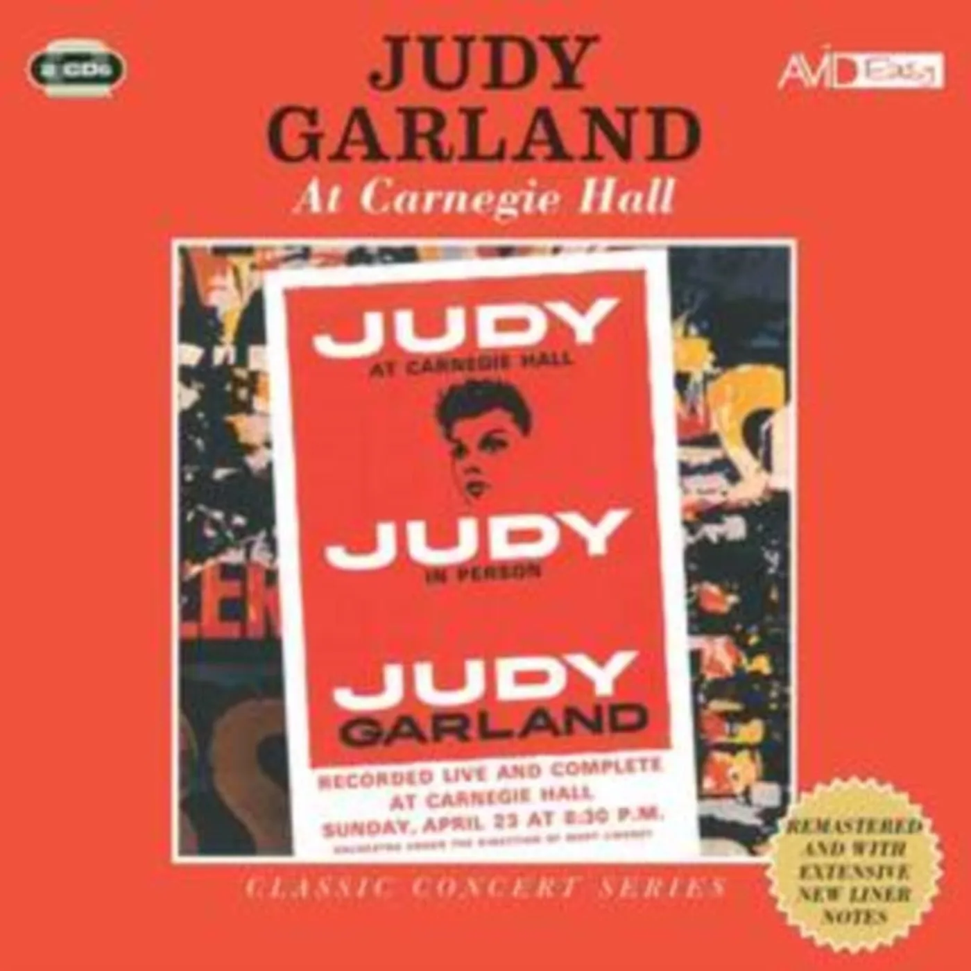 Judy Garland CD - Classic Concert Series: Judy At Carnegie Hall - Judy In Person