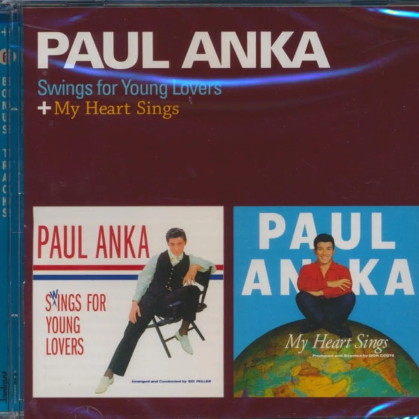 Paul Anka CD - Swings For Young Lovers / My Heart Sings