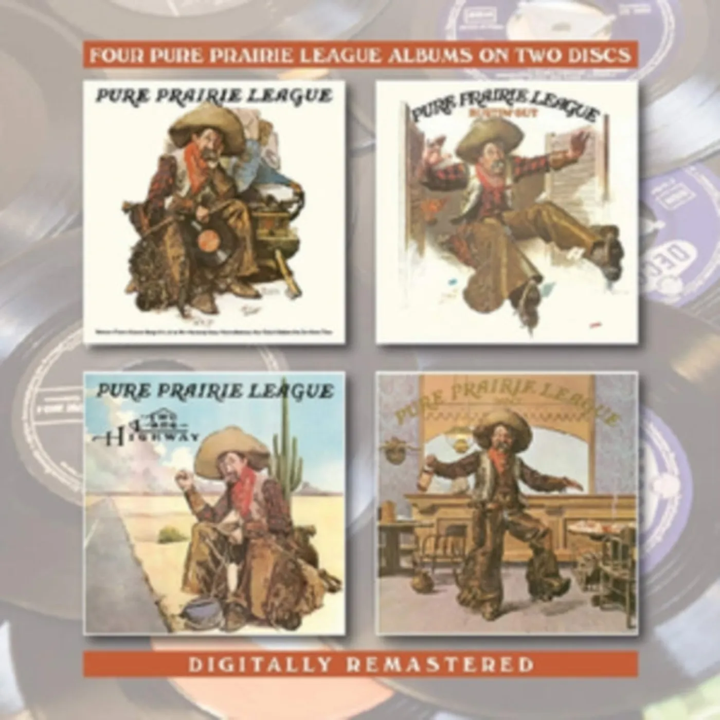 Pure Prairie League CD - Pure Prairie League / Bustin' Out / Two Lane Highway / Dance