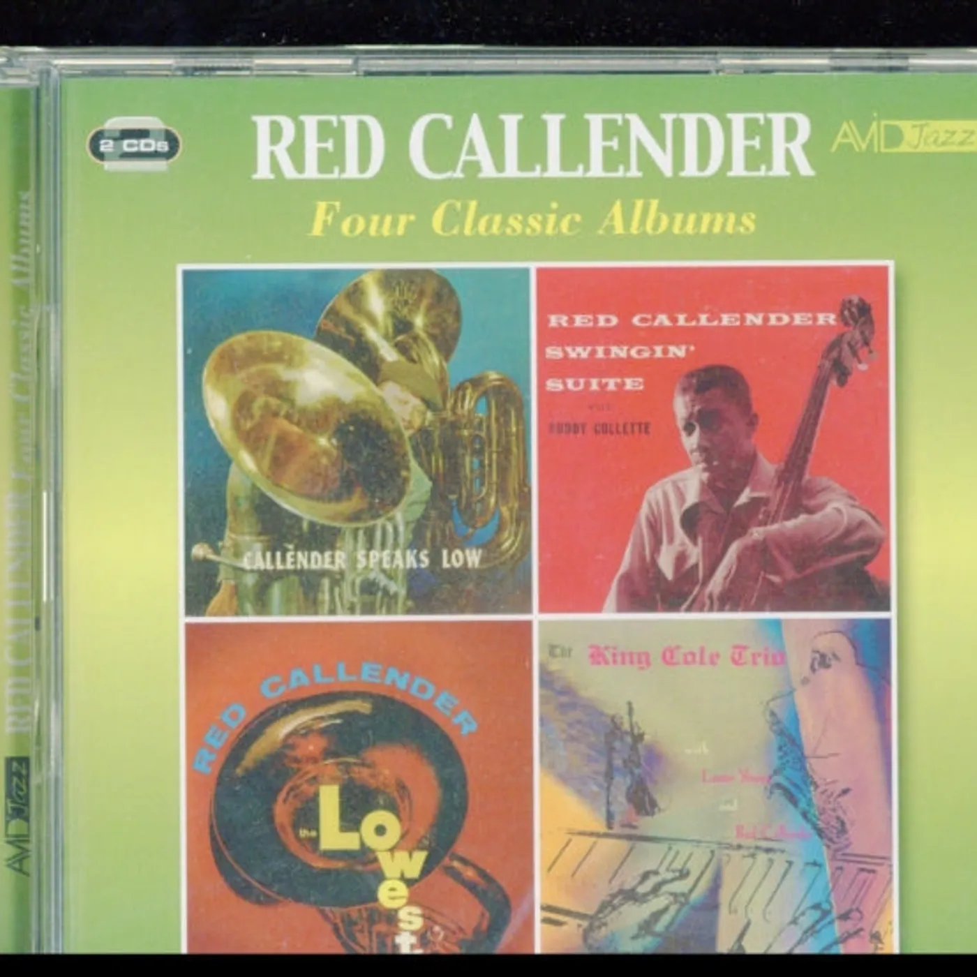 Red Callender CD - Four Classic Albums (Speaks Low / Swingin' Suite / The Lowest / King Cole Trio)