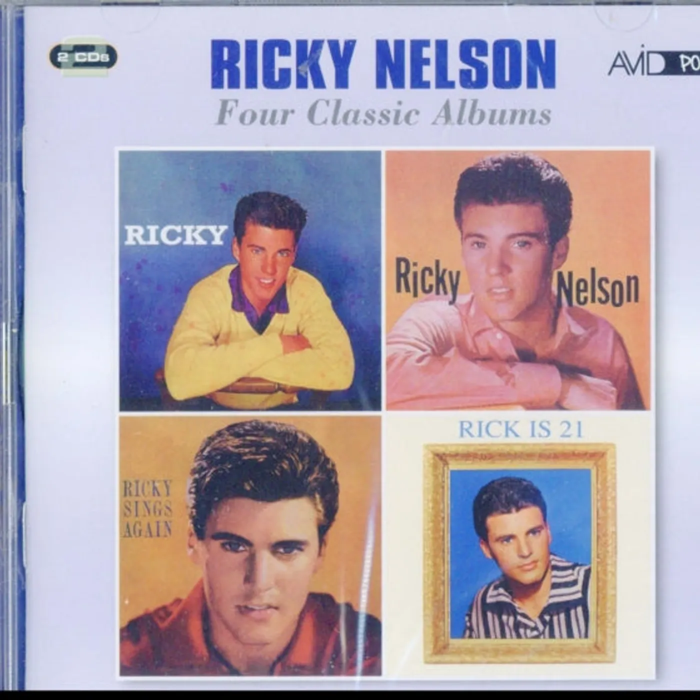 Ricky Nelson CD - Four Classic Albums (Ricky / Ricky Nelson / Ricky Sings Again / Rick Is 21)