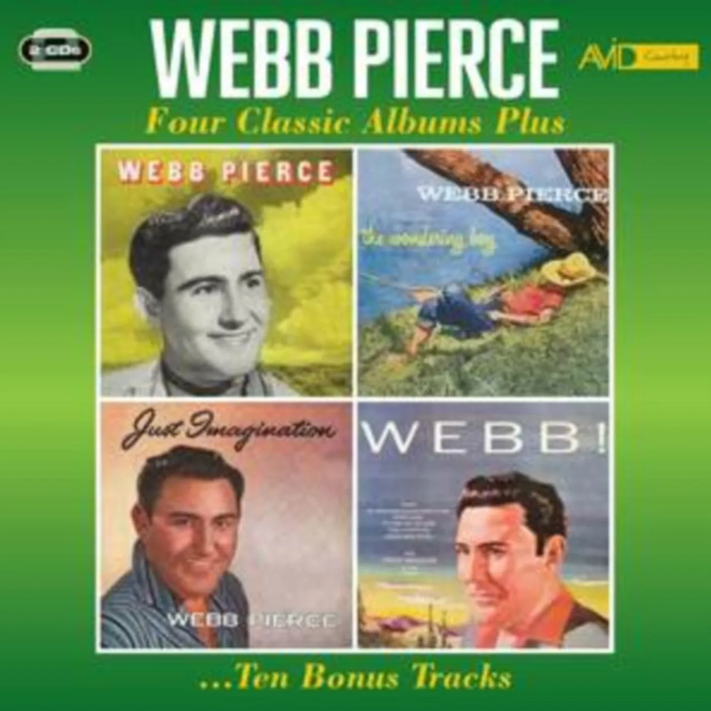 Webb Pierce CD - Four Classic Albums Plus