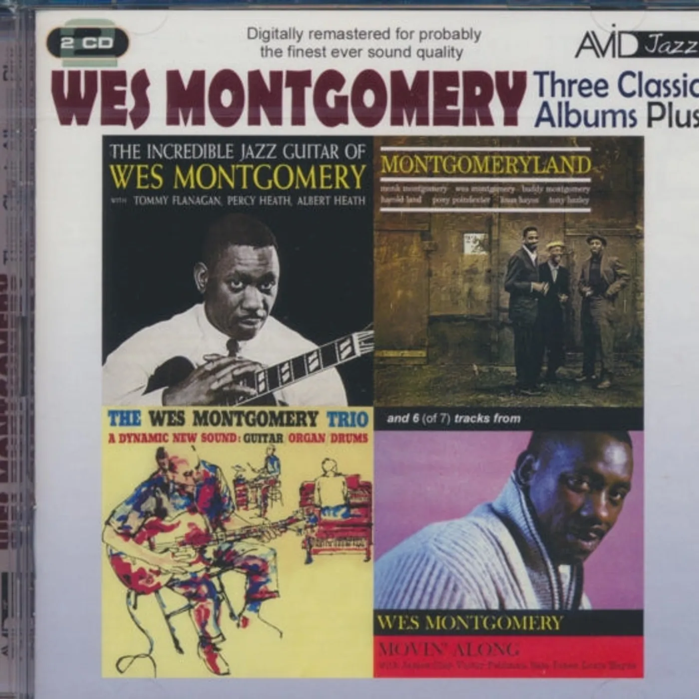 Wes Montgomery CD - Three Classic Albums Plus (The Wes Montgomery Trio / Montgomeryland / The Incredible Jazz Guitar)