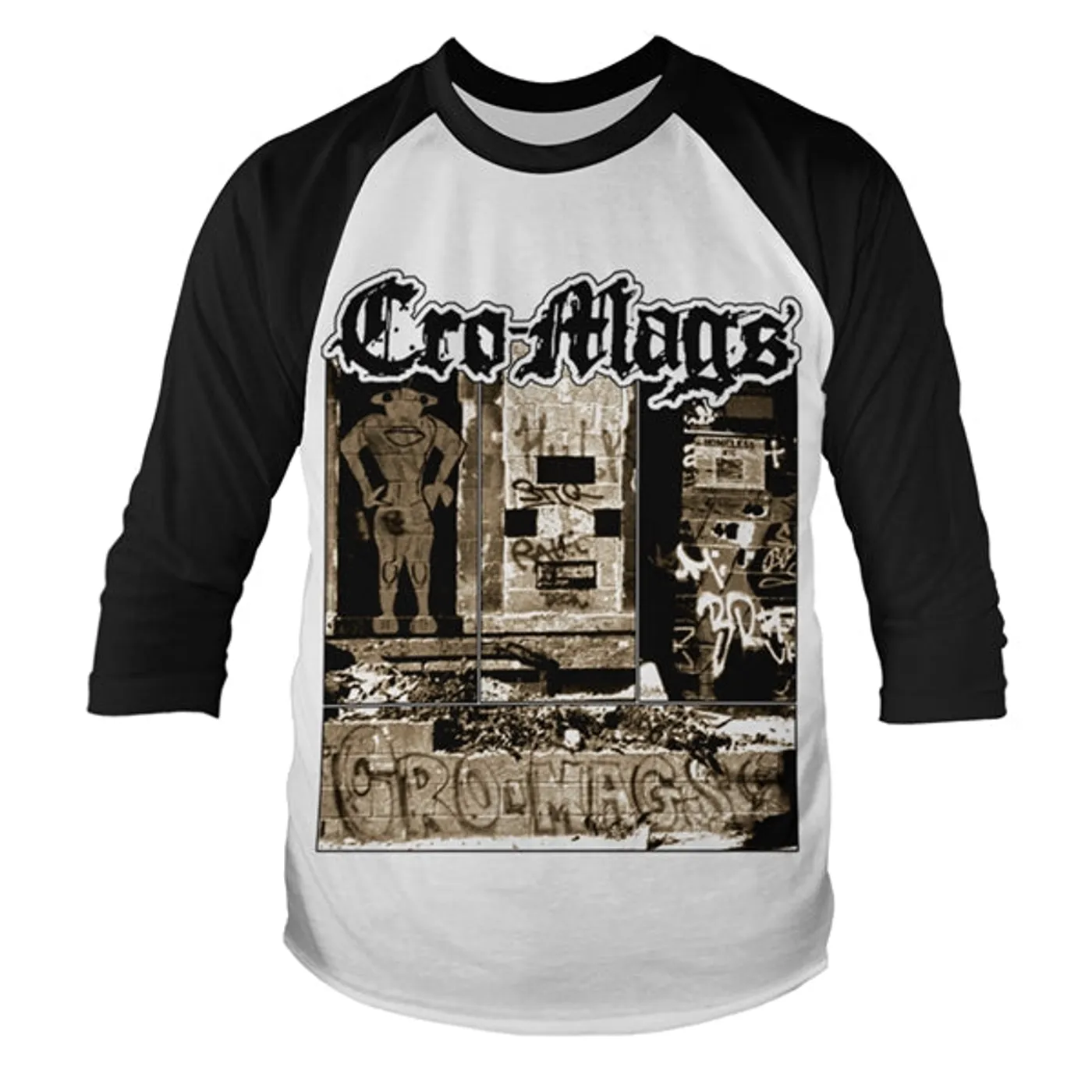 Cro-Mags Long Sleeve T Shirt - Graffiti