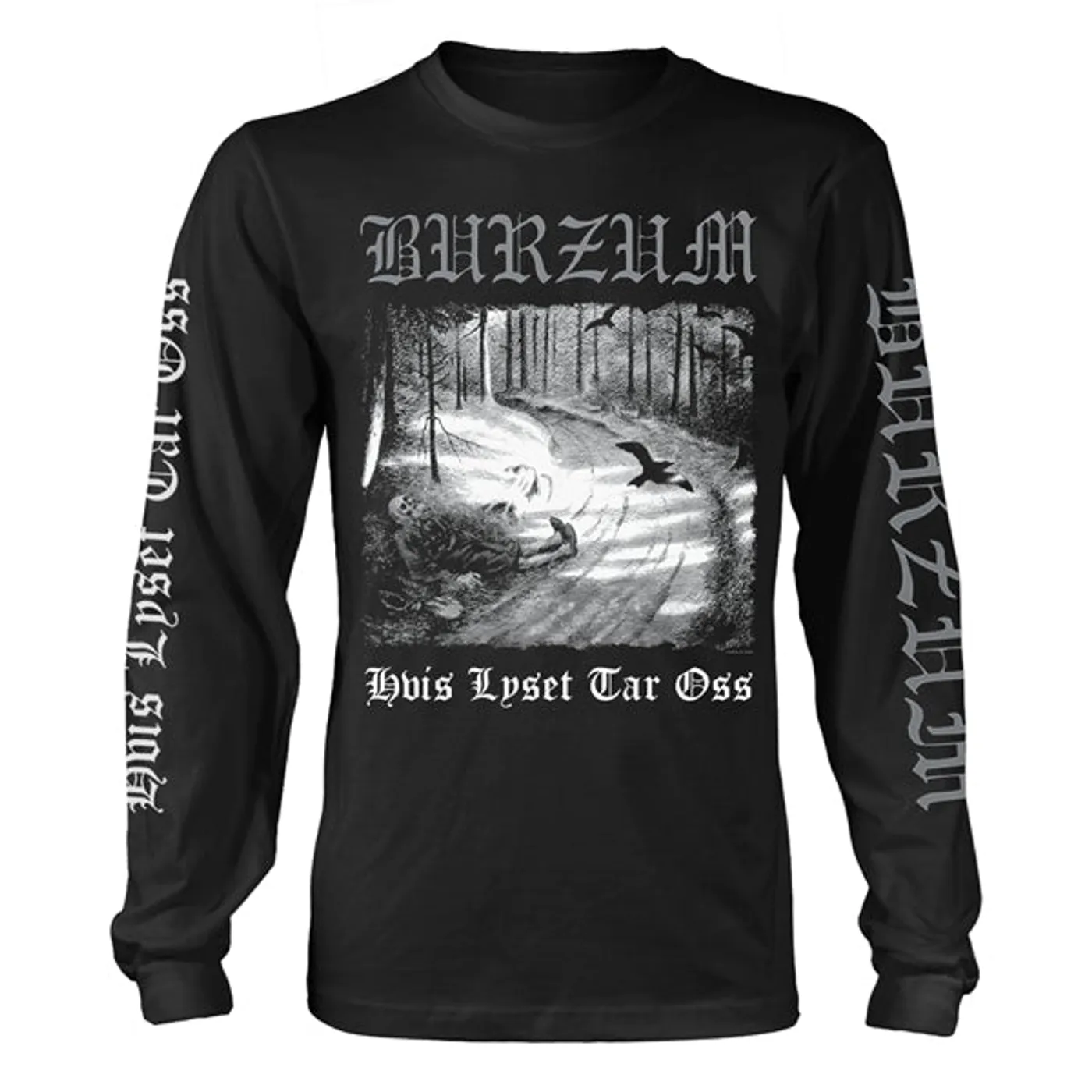 Burzum Long Sleeve T Shirt - Hvis Lyset Tar Oss