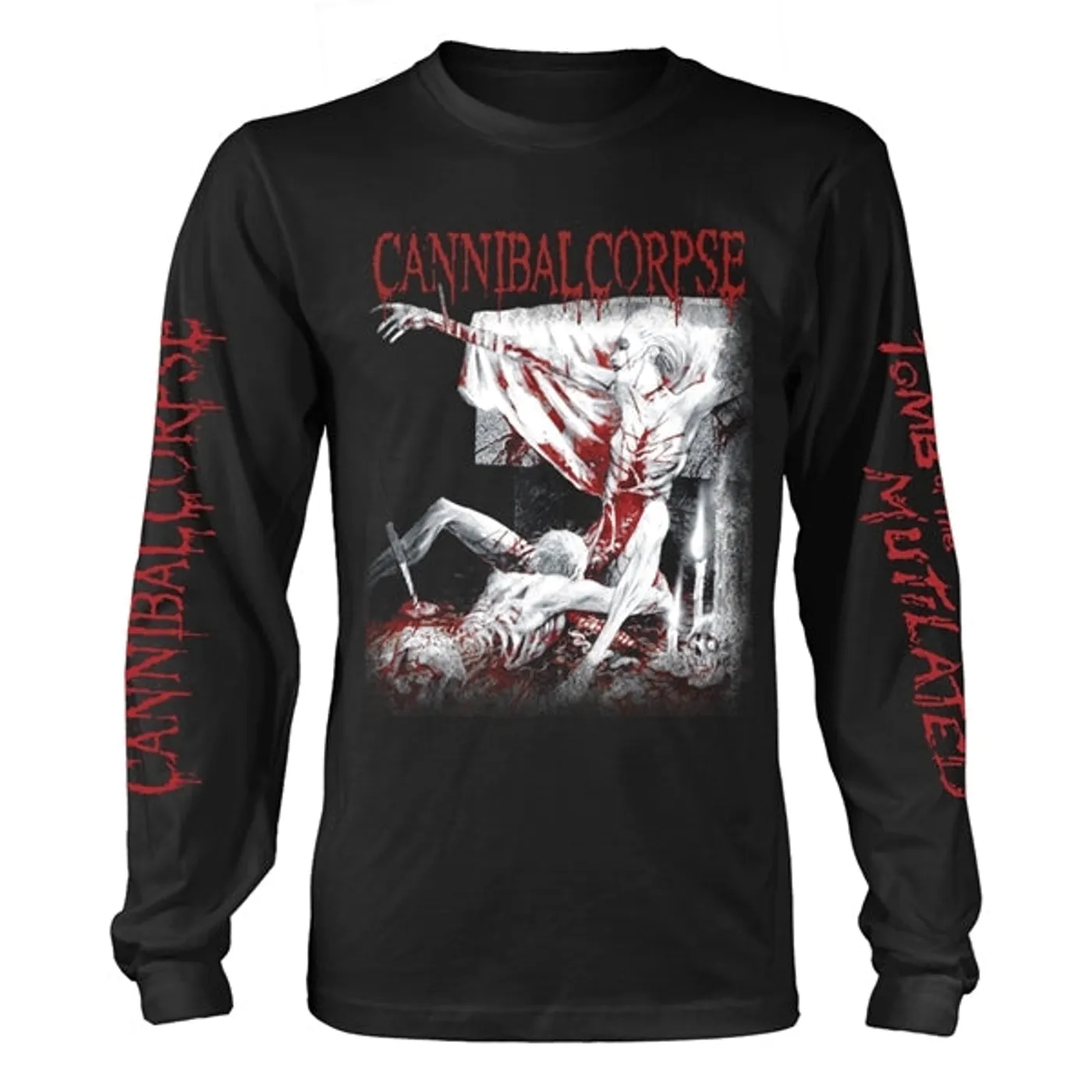 Cannibal Corpse Long Sleeve T Shirt - Tomb Of The Mutilated (Explicit)