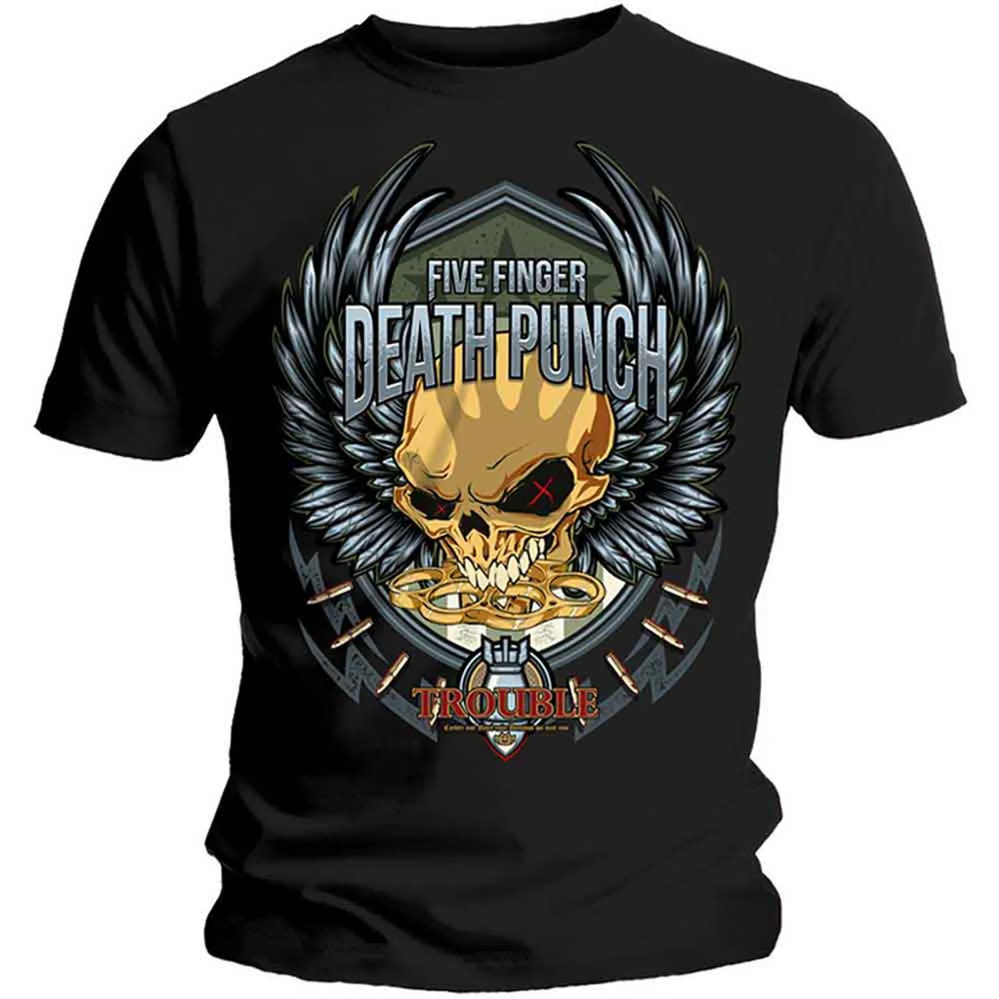 Five Finger Death Punch T Shirt - Trouble