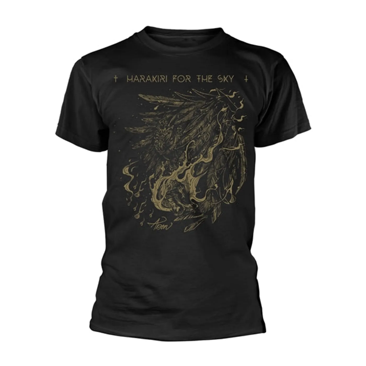 Harakiri For The Sky T Shirt - Arson Gold