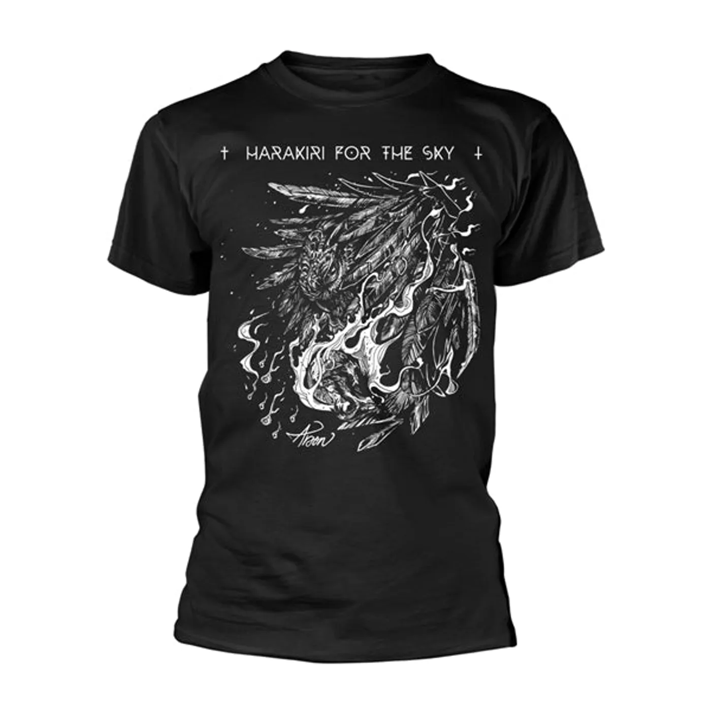 Harakiri For The Sky T Shirt - Arson White