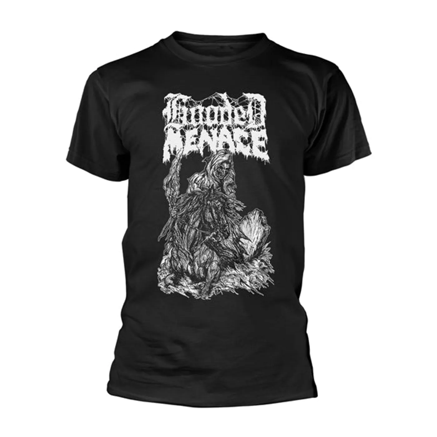 Hooded Menace T Shirt - Reanimated By Death