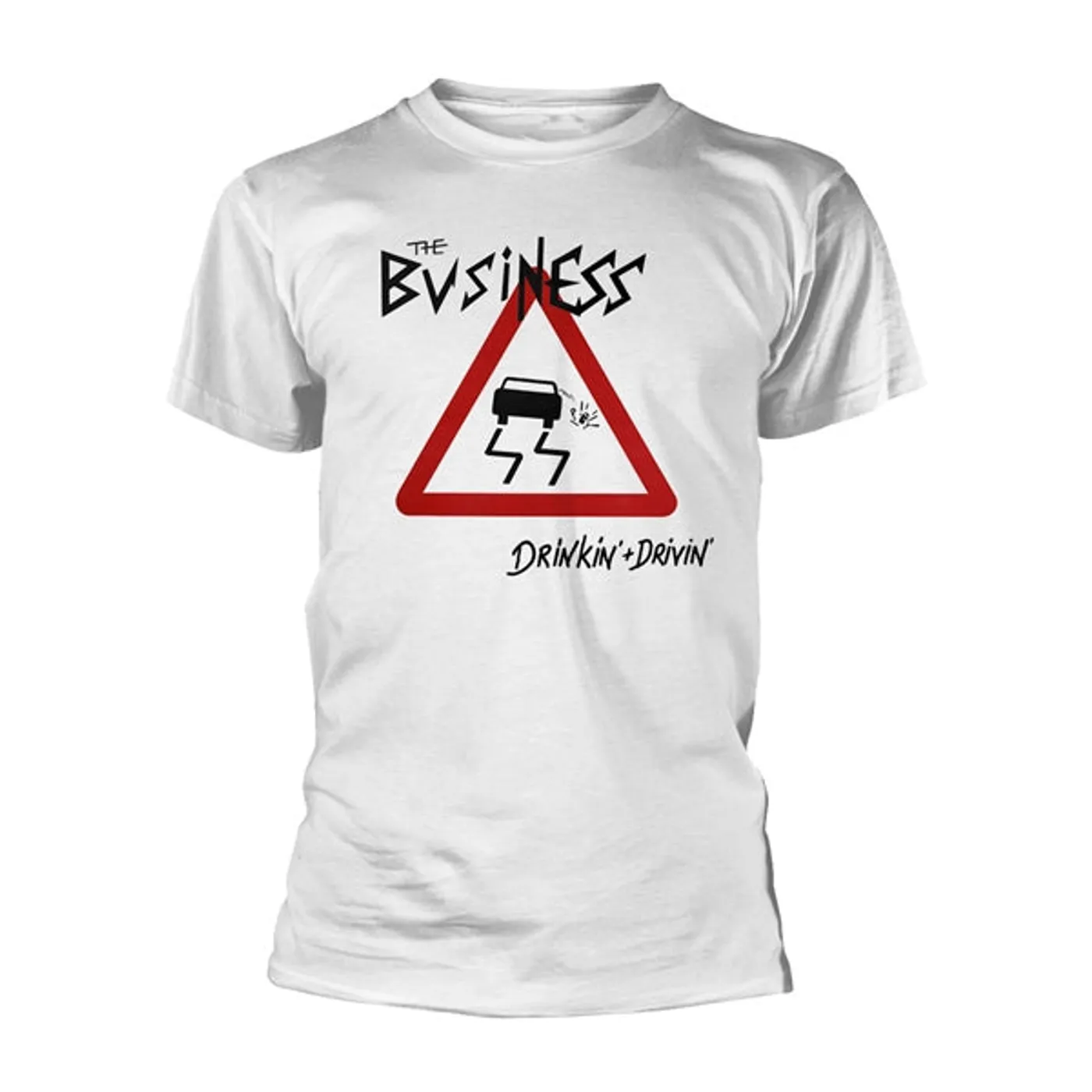 The Business T Shirt - Drinkin + Drivin (White)