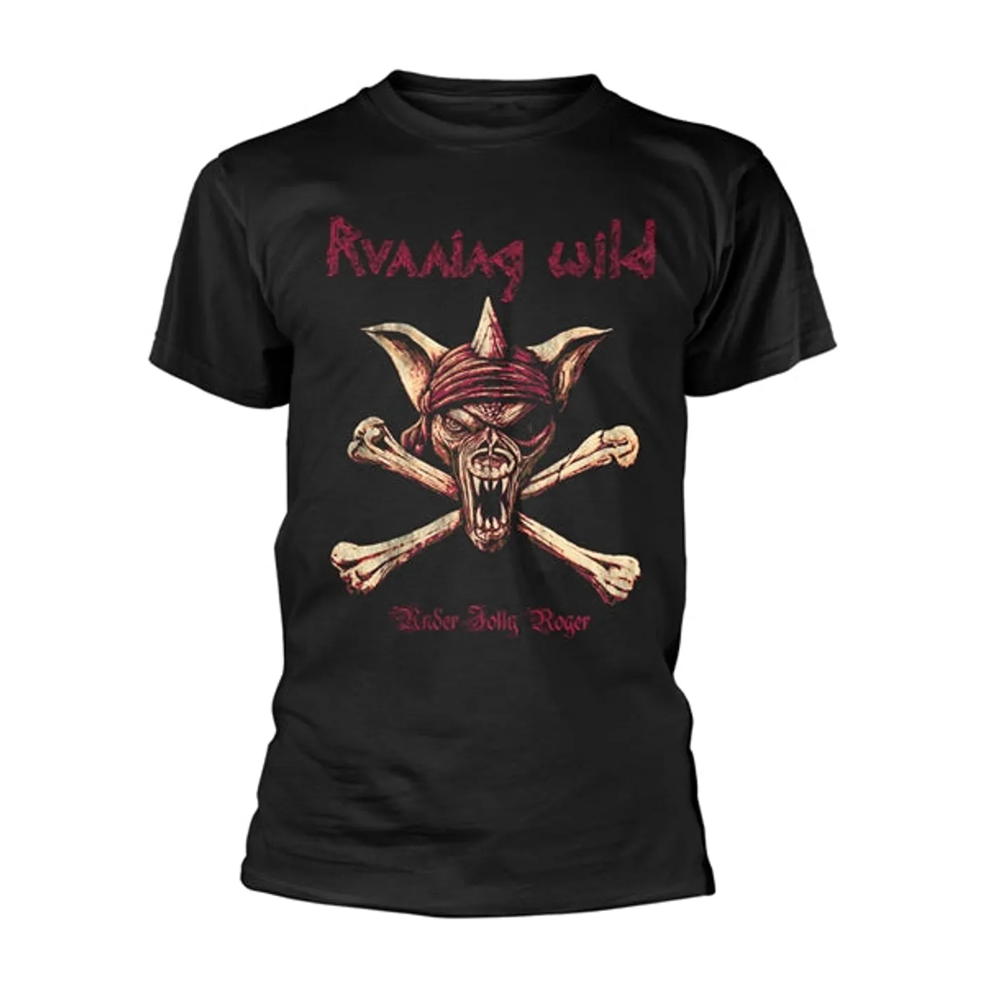 Running Wild T Shirt - Under Jolly Roger (Crossbones)