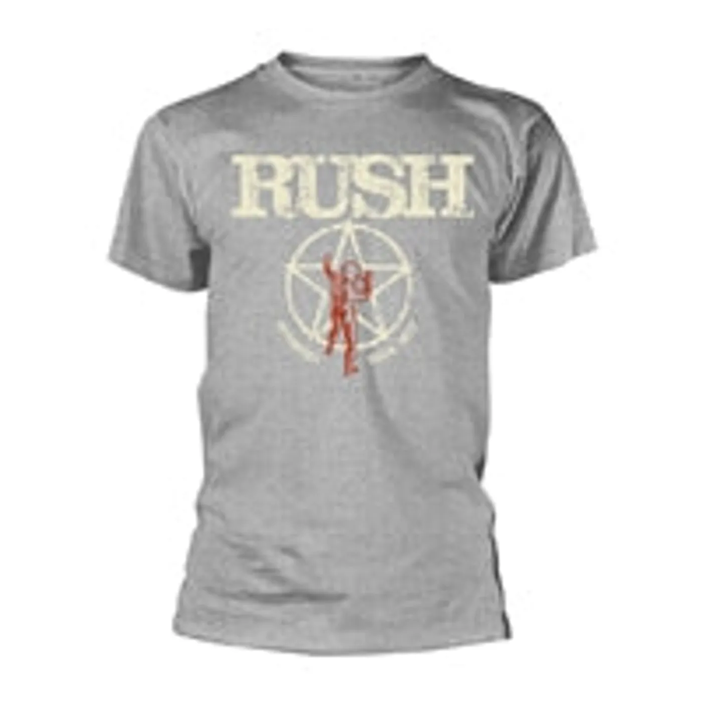 Rush T Shirt - American Tour 1977 (Sport Grey)