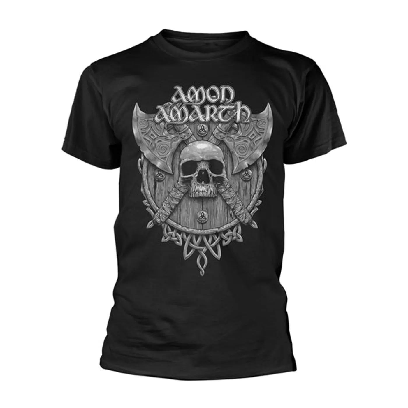 Amon Amarth T Shirt - Grey Skull