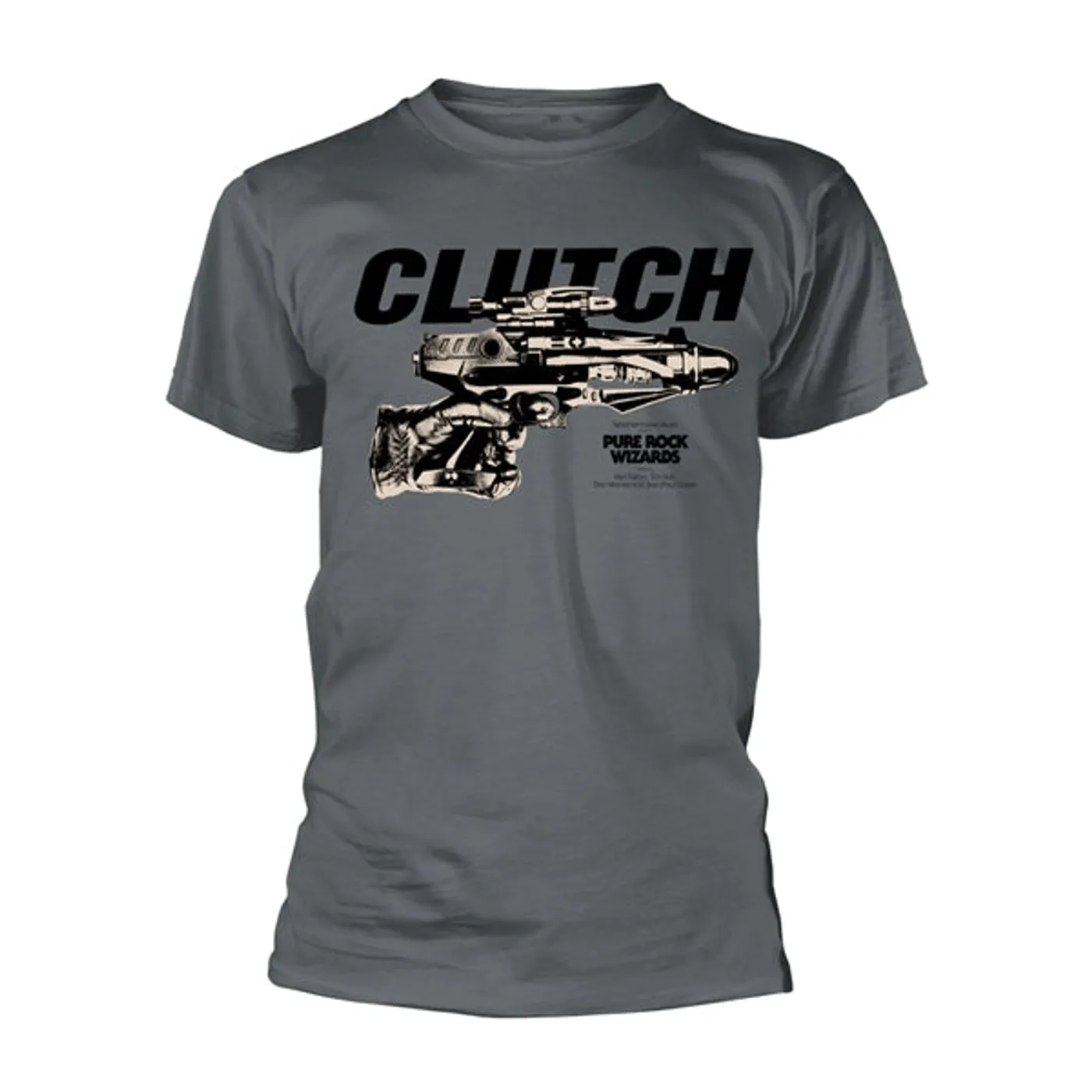 Clutch T Shirt - Pure Rock Wizards (Grey)