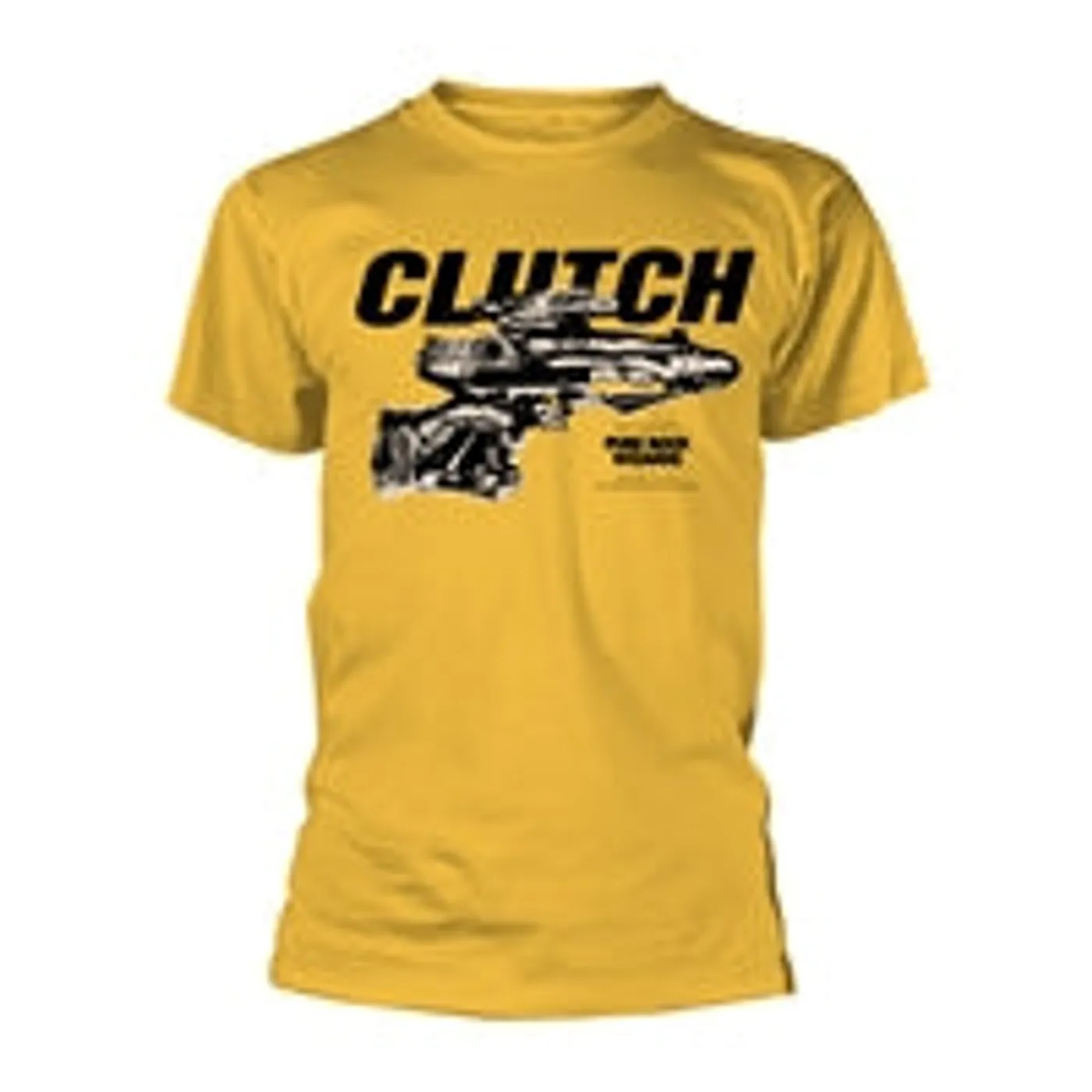 Clutch T Shirt - Pure Rock Wizards (Yellow)
