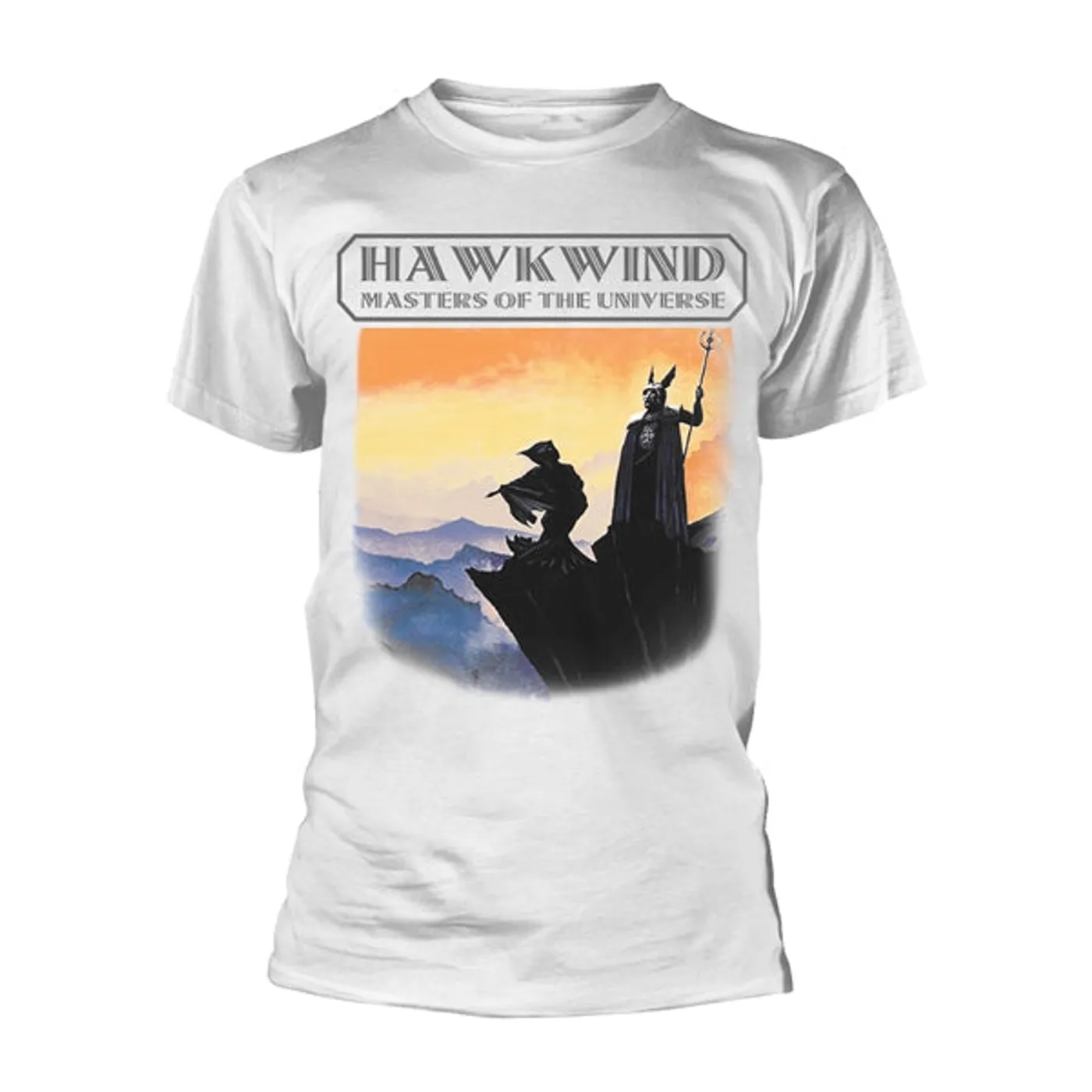 Hawkwind T Shirt - Masters Of The Universe (White)