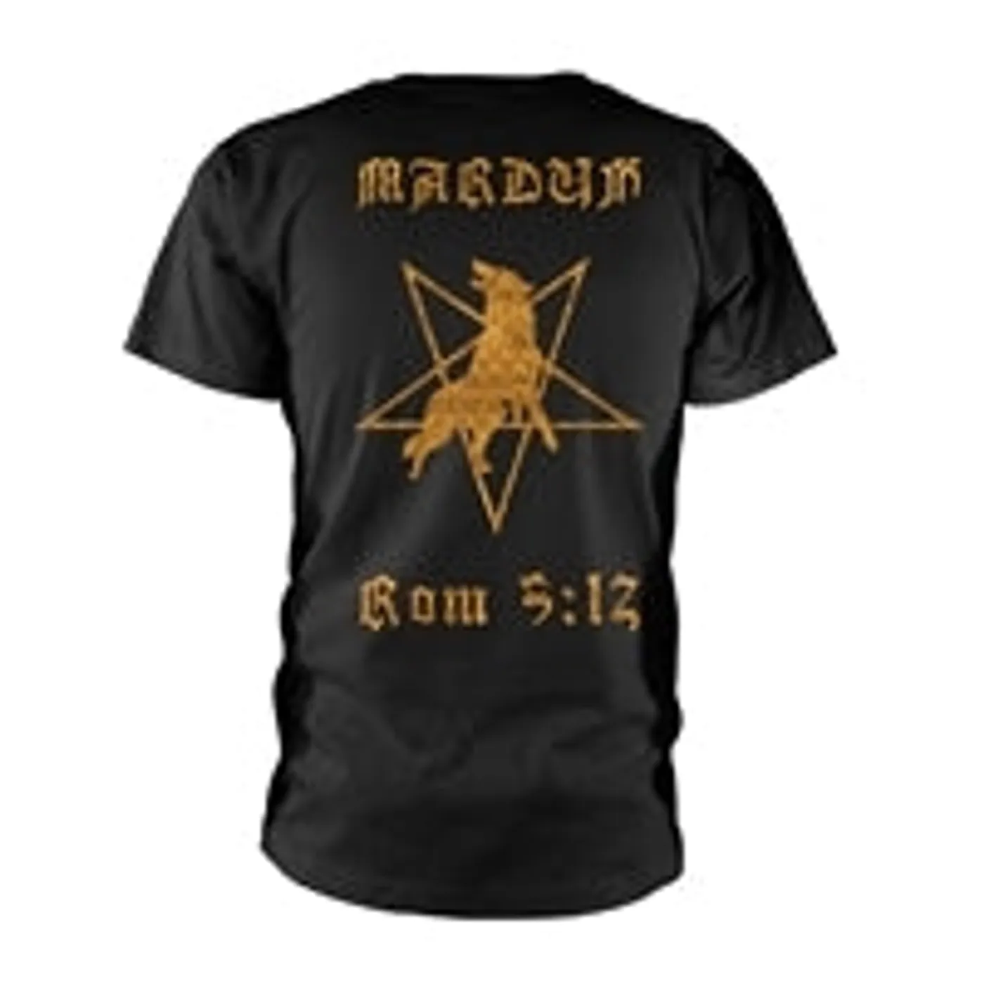 Marduk T Shirt - Rom 5:12 (Gold)