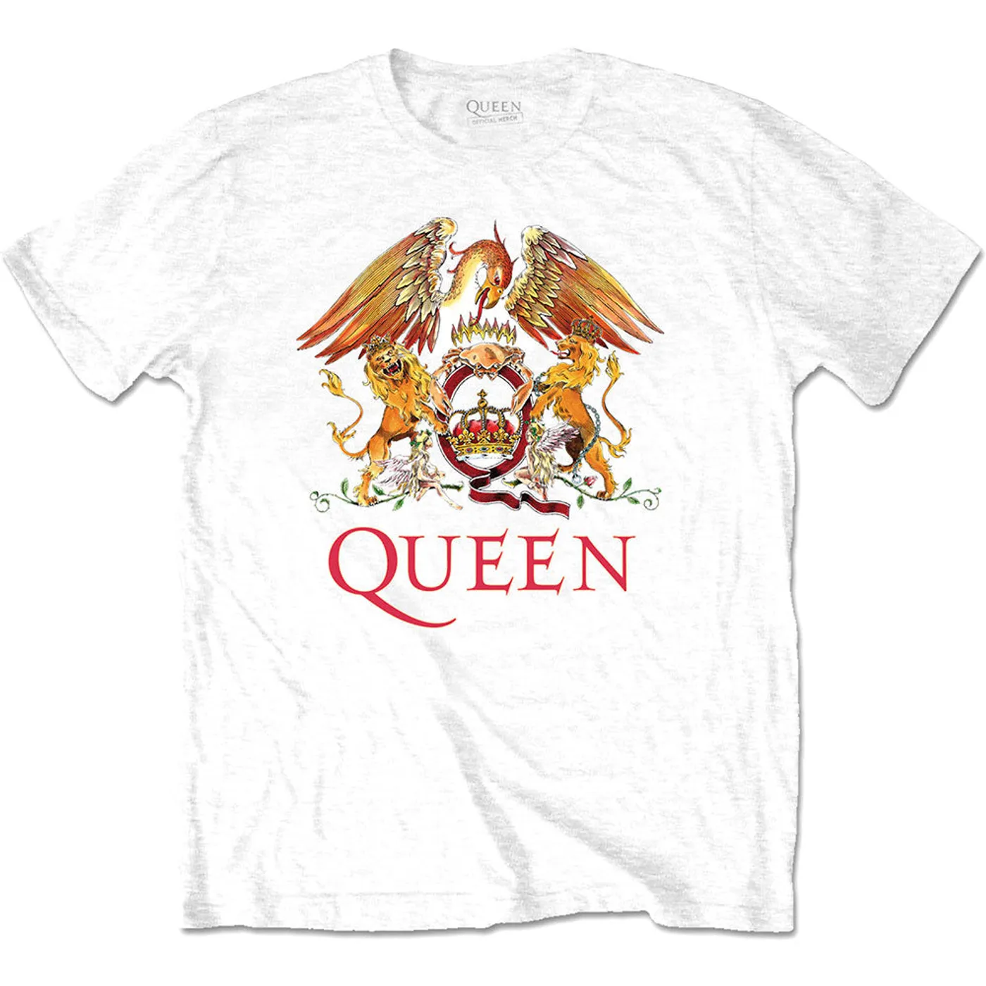 Queen T Shirt - Classic Crest (Plus Sizes)