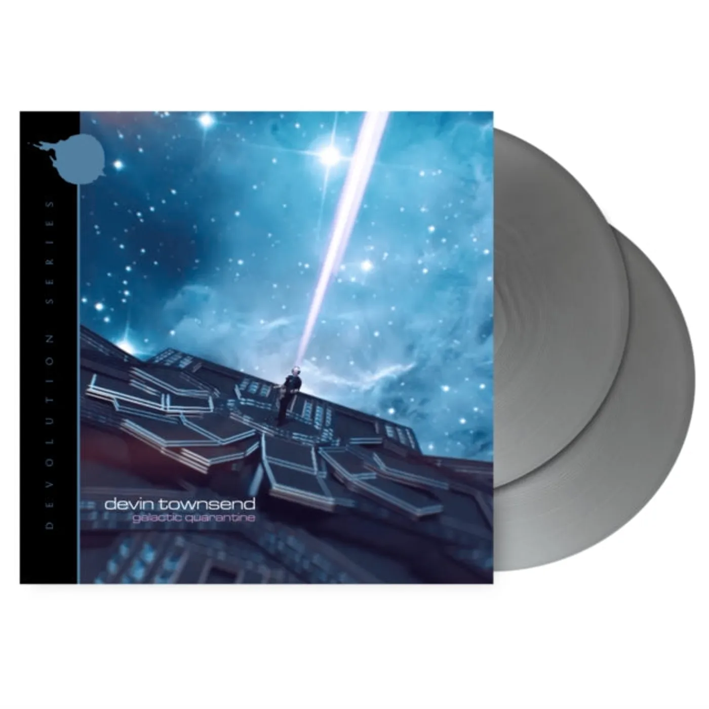 Devin Townsend LP Vinyl Record - Devolution Series #2 - Galactic Quarantine (Silver Vinyl)