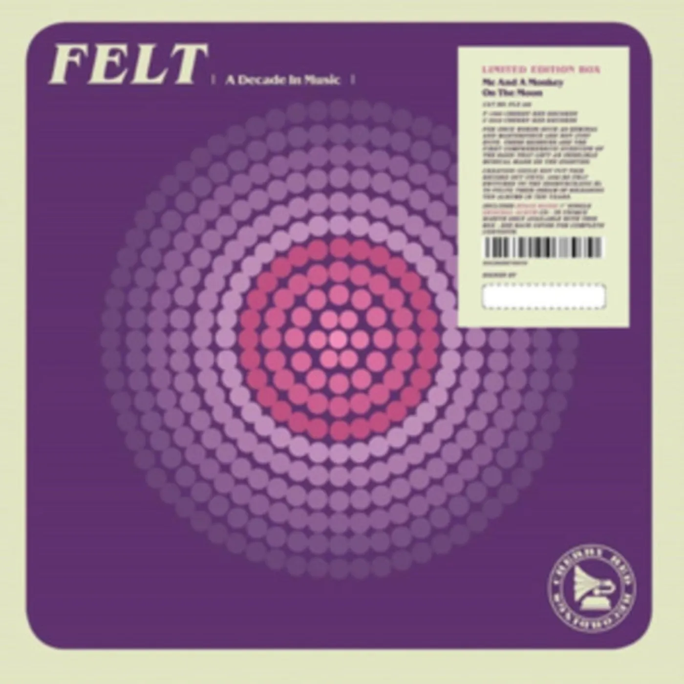 Felt LP Vinyl Record - Me And A Monkey On The Moon (Remastered Edition)