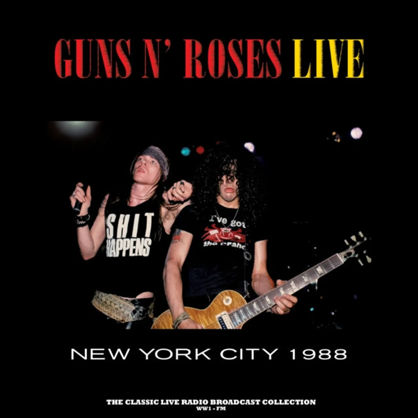 Guns N' Roses LP Vinyl Record - Live In New York City 19 88 (Yellow Vinyl)