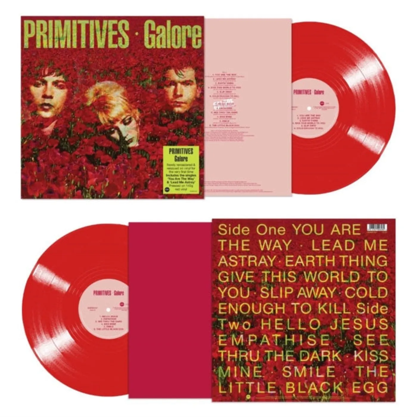 The Primitives LP Vinyl Record - Galore (Red Vinyl)