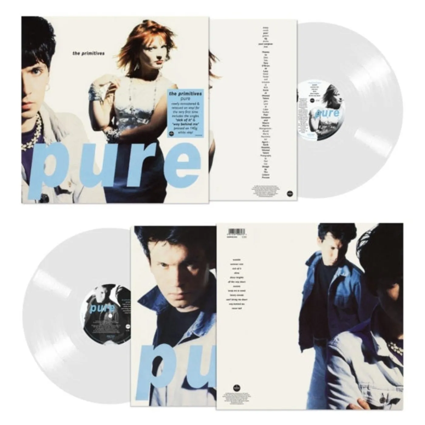 The Primitives LP Vinyl Record - Pure (White Vinyl)