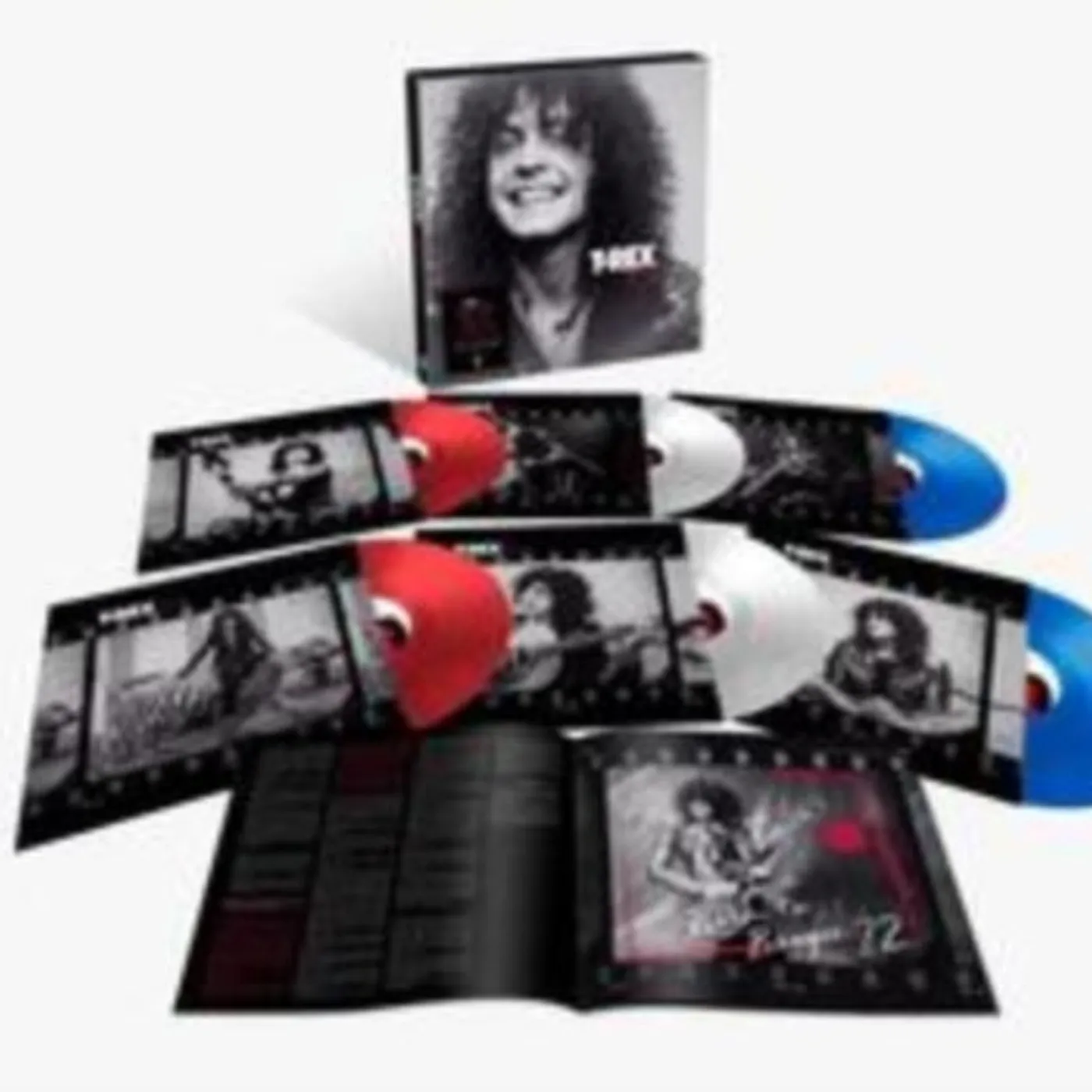 T. Rex LP Vinyl Record - 19 72 (Red/White/Blue Vinyl)