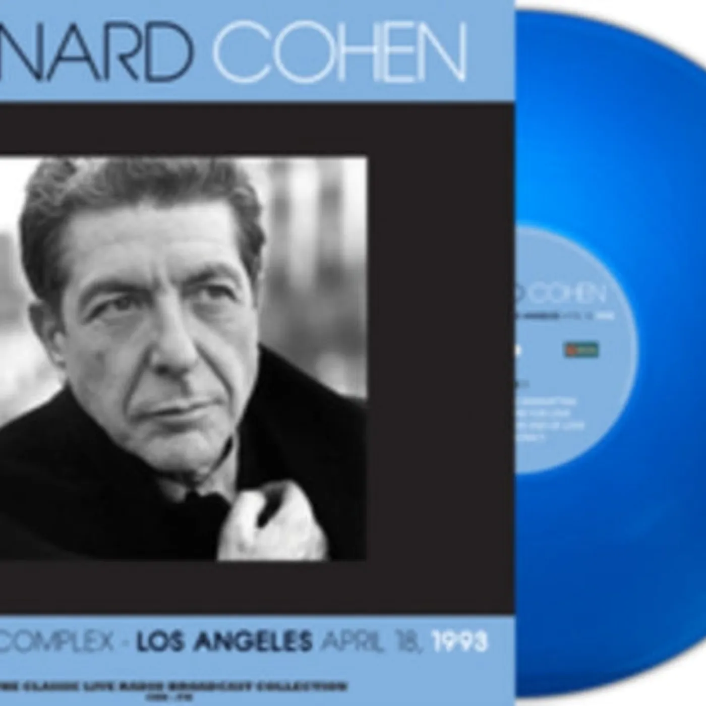 Leonard Cohen LP Vinyl Record - Live At The Complex 19 93 (Blue Vinyl)