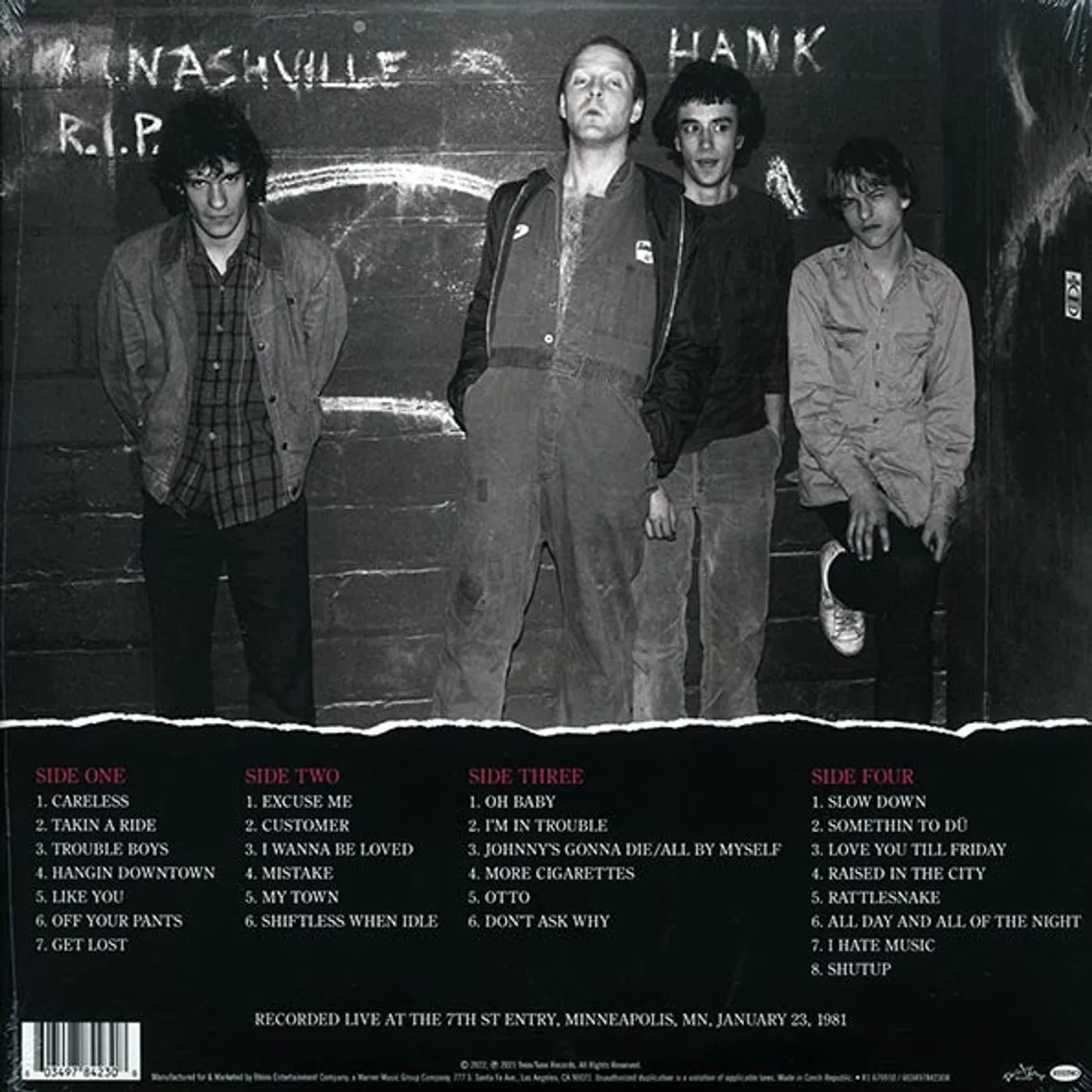 The Replacements  LP -  Unsuitable For Airplay: The Lost KFAI Concert (RSD 2022) (ltd. ed.) (2xLP) (Vinyl)
