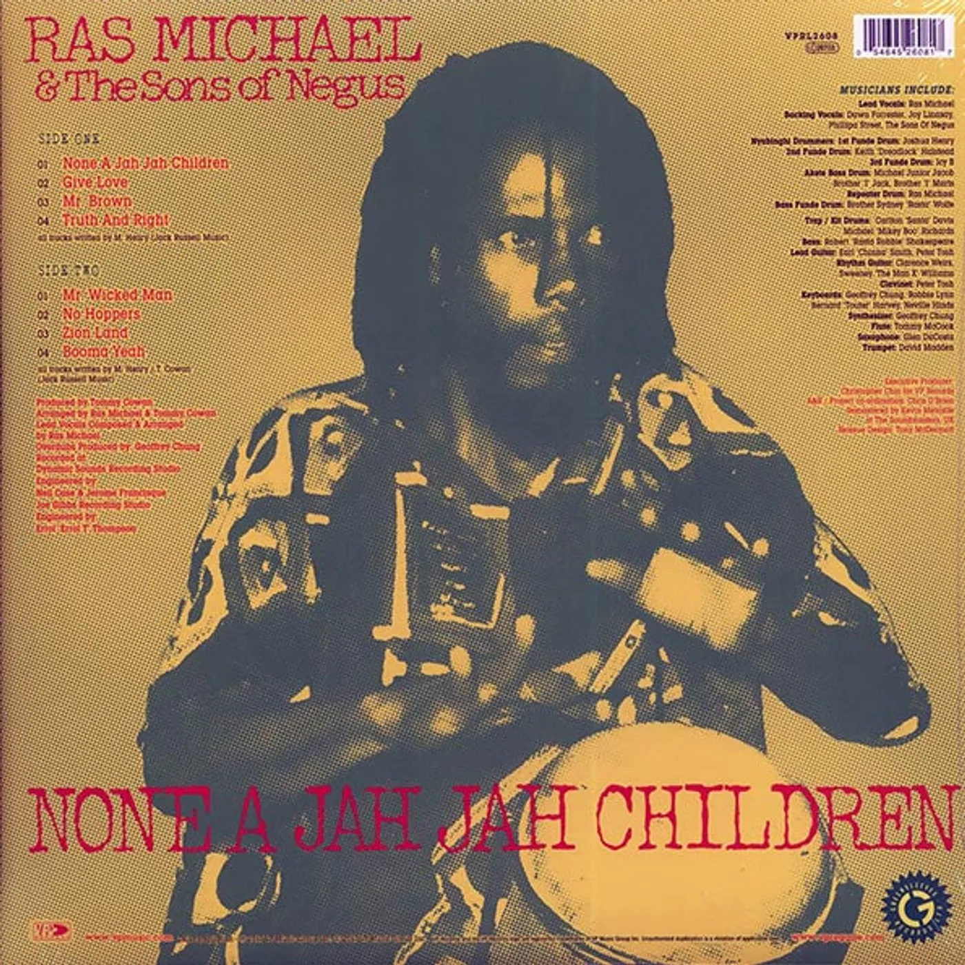 Ras Michael & The Sons Of Negus  LP -  None A Jah Jah Children (Vinyl)