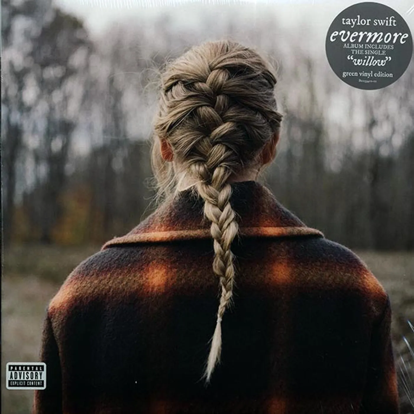 Taylor Swift  LP -  Evermore (+ 3 bonus tracks) (2xLP) (green vinyl)