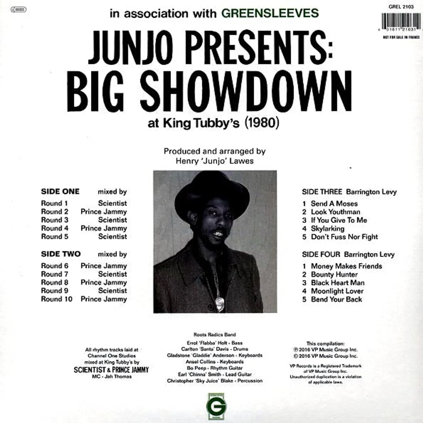 Scientist, Prince Jammy  LP -  Junjo Presents Big Showdown At King Tubby's + Bonus Vocals Album (2xLP) (Vinyl)