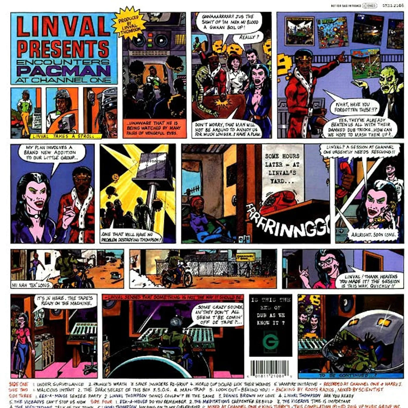 Scientist  LP -  Linval Presents Encounters PacMan + Bonus Vocals Album (2xLP) (Vinyl)