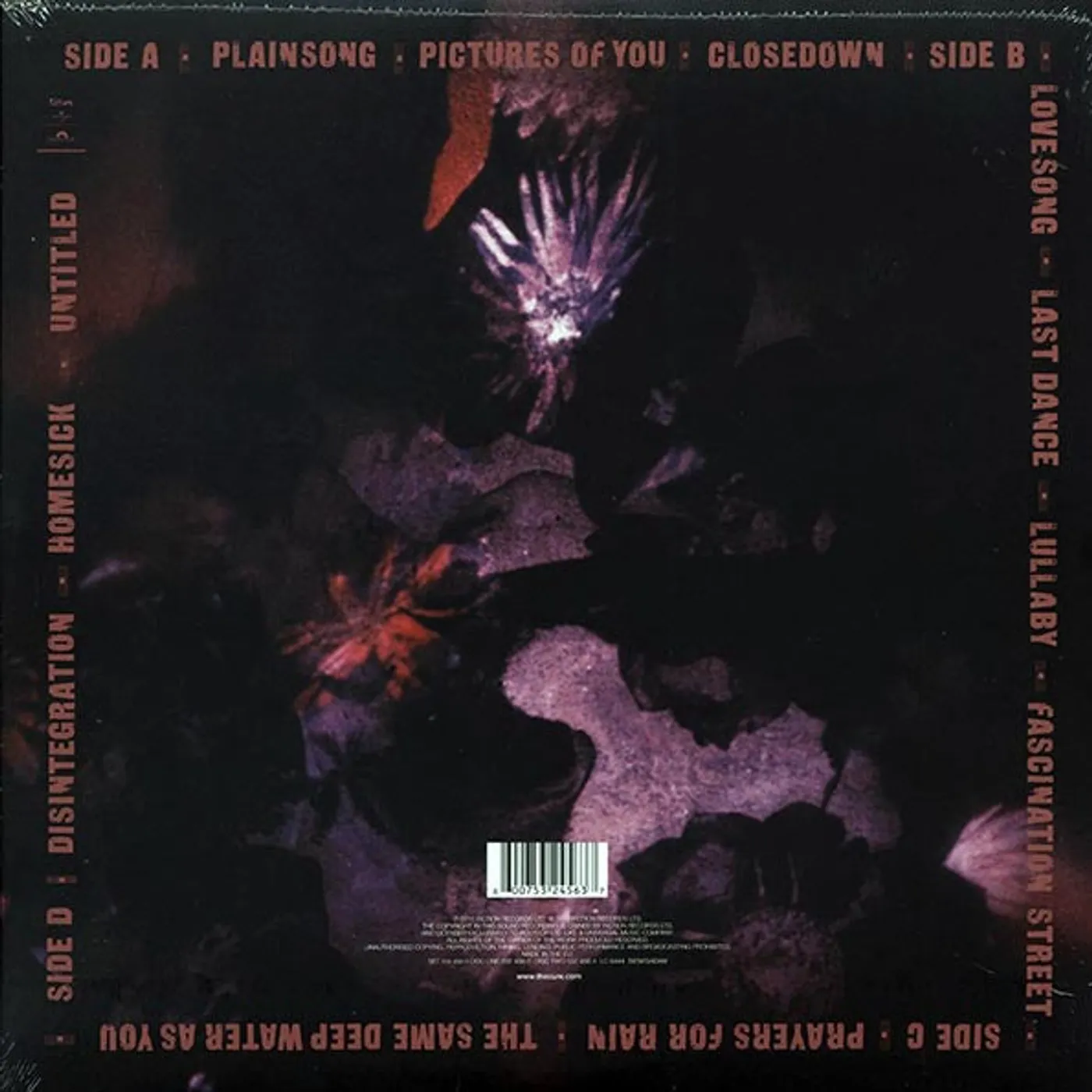  The Cure  LP -  Disintegration (2xLP) (180g) (Vinyl)