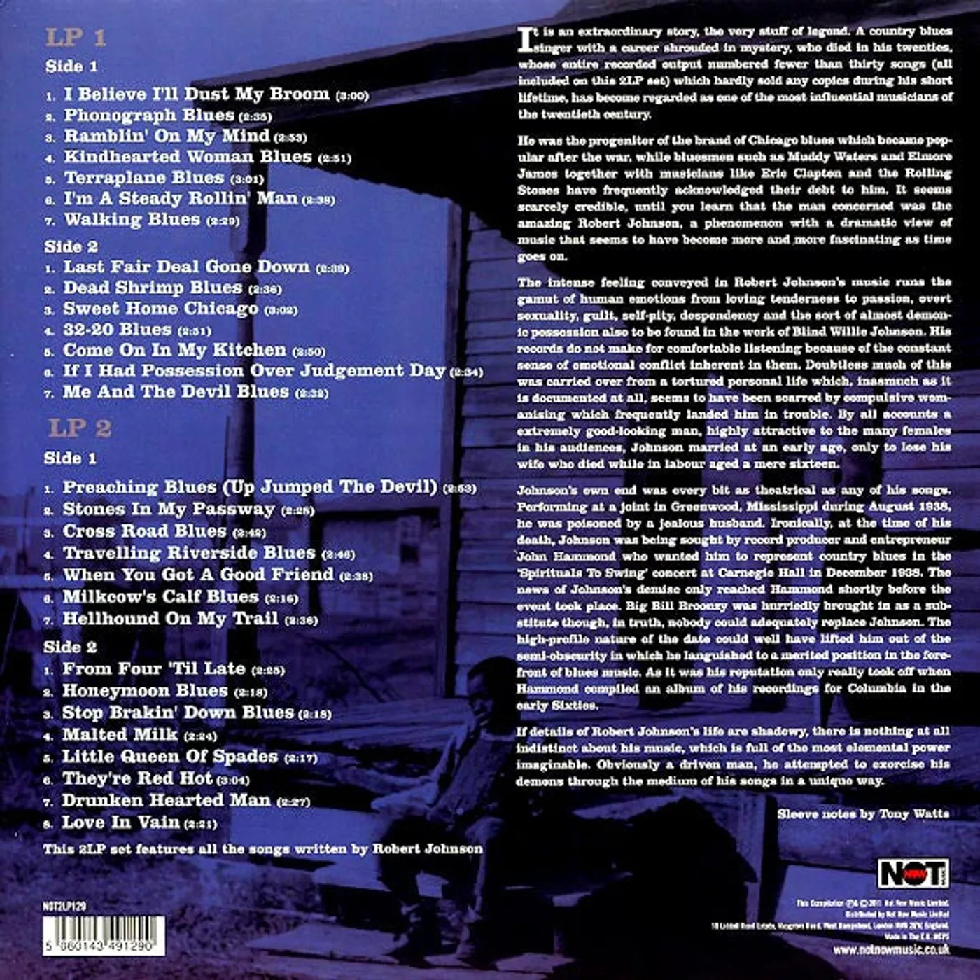 Robert Johnson  LP -  The Complete Collection (2xLP) (180g) (Vinyl)