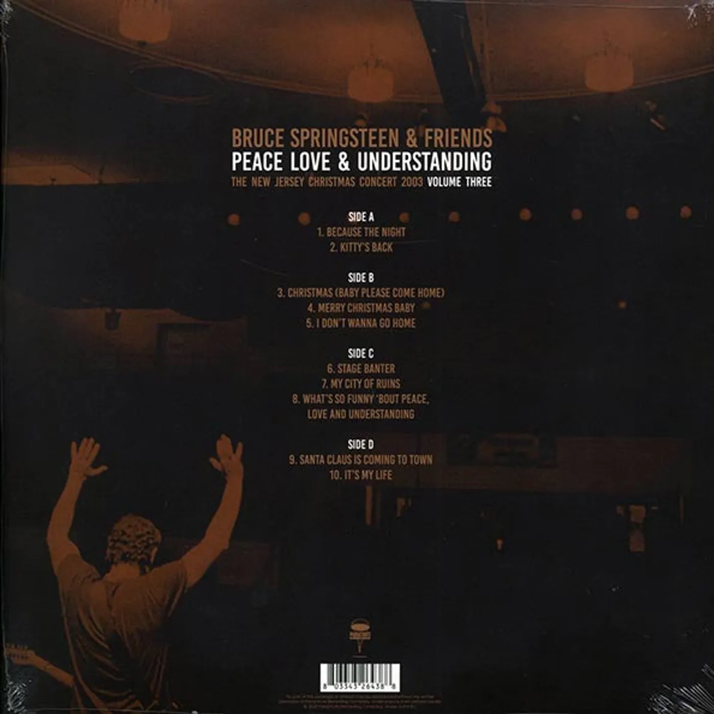 Bruce Springsteen  LP -  Peace Love & Understanding Volume 3: The New Jersey Christmas Concert 2003 (2xLP)