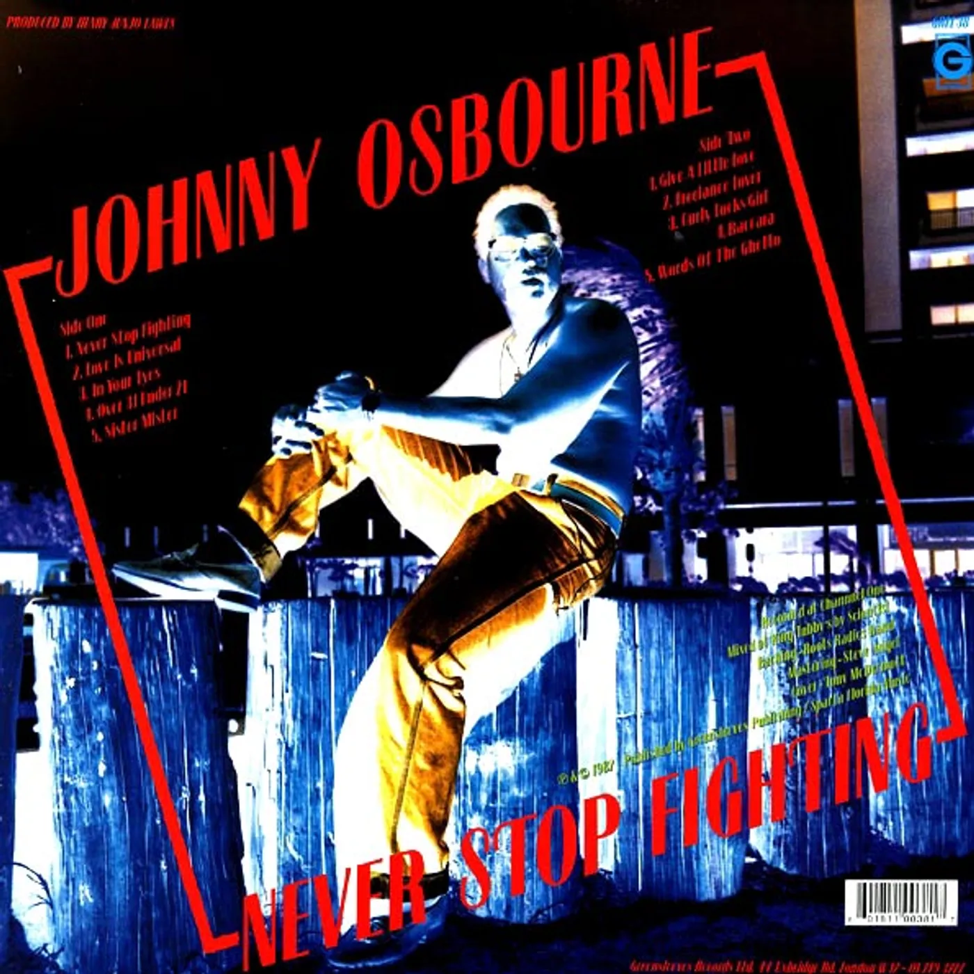 Johnny Osbourne  LP -  Never Stop Fighting (Vinyl)