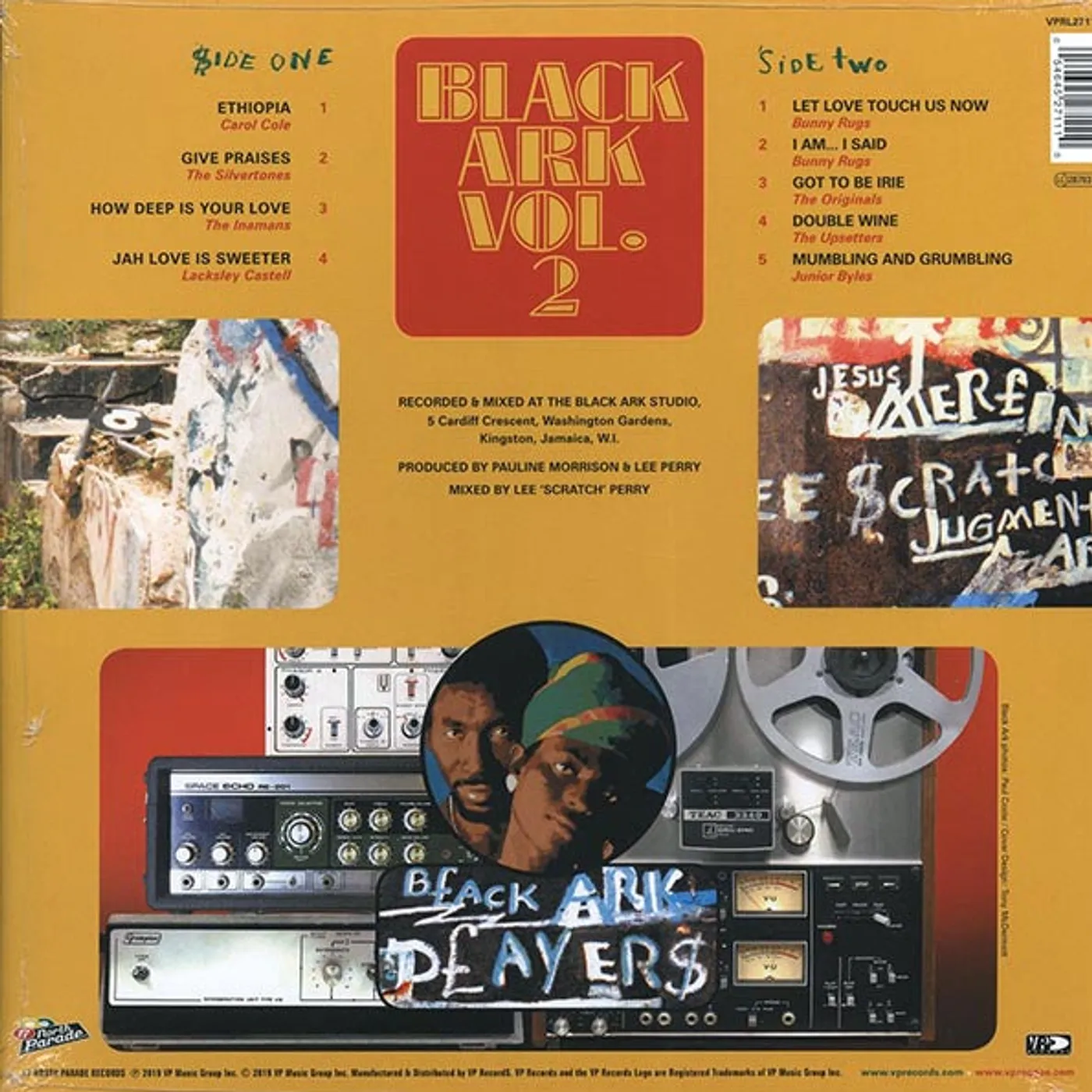 Lacksley Castell, The Upsetters, Carol Cole, Jr. Byles, Etc.  LP -  Black Ark Volume 2 (Vinyl)
